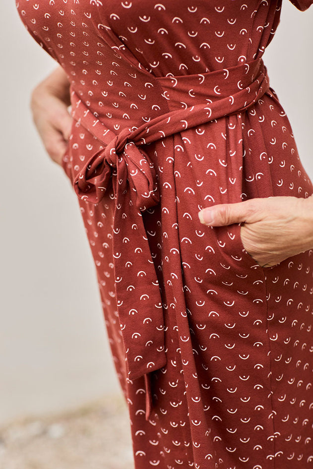 Frida Dress Red