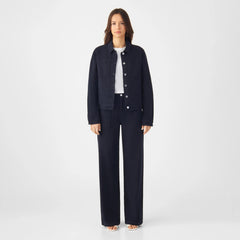 Dew Flared Worker Jeans Nightsky Navy