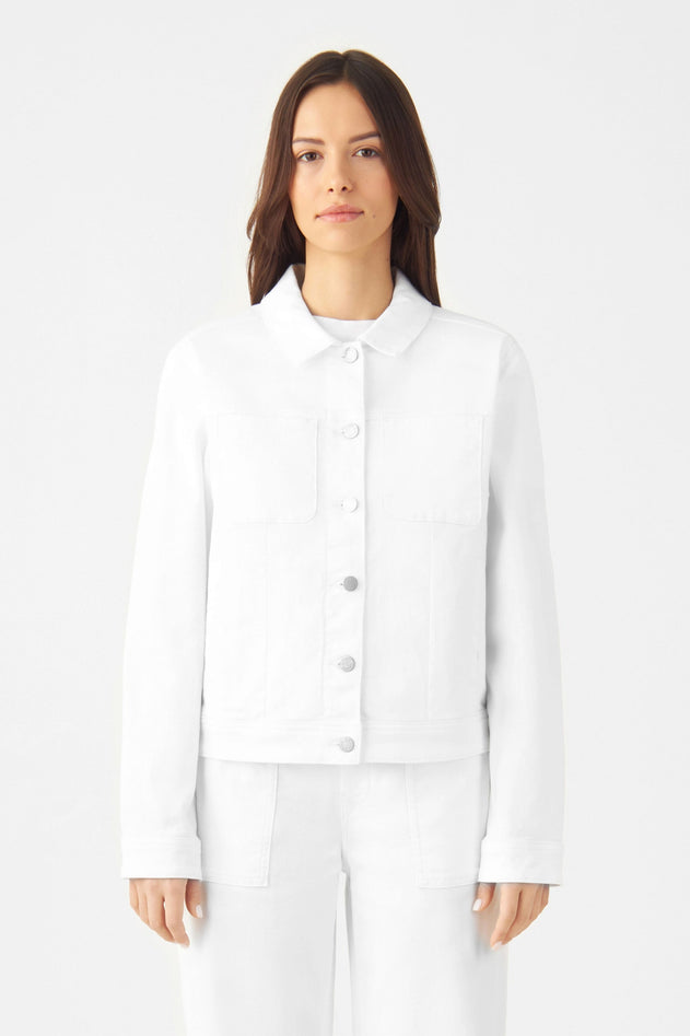 Callisto Denim Jacket White Denim