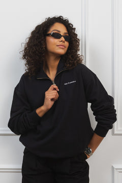 Runyon VA Script Full Length Quarter-Zip Sweatshirt