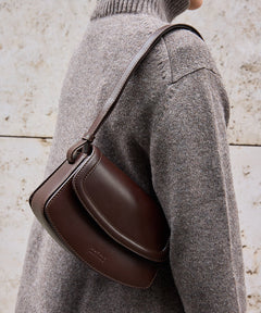 Kendalini Bag Classic Leather Chocolate Brown