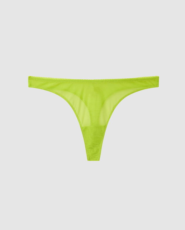 Mesh Thong Zesty Lime
