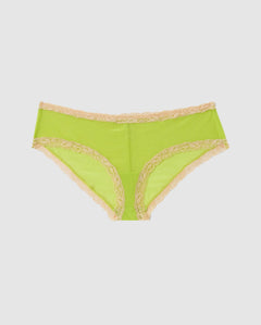 Mesh Lace Trim Hipster Zesty lime