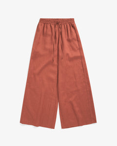 Flared Pants Dusty Red