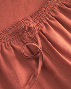 Flared Pants Dusty Red