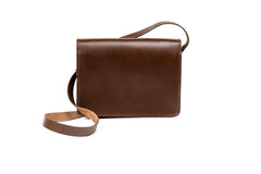 Leather Crossbody Santa Fe Collection Dark Brown