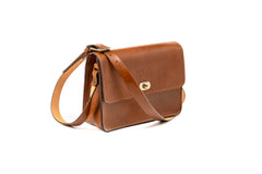 Leather Crossbody Santa Fe Collection Brown