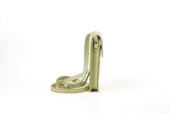 Leather Phone Holder Silicon Valley Collection Pistachio