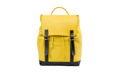 Leather Backpack Laurel Canyon Collection Yellow