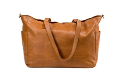 Leather Tote Fifth Avenue Collection Brown