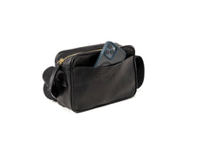 Leather Crossbody Sausalito Collection Black