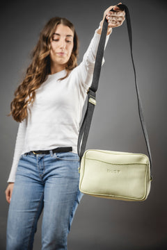 Leather Crossbody Sausalito Collection Pistachio