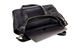 Leather Tote Fifth Avenue Collection Black