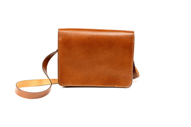 Leather Crossbody Santa Fe Collection Brown