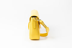 Leather Crossbody Broadway Collection Yellow