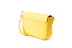 Leather Crossbody Broadway Collection Yellow