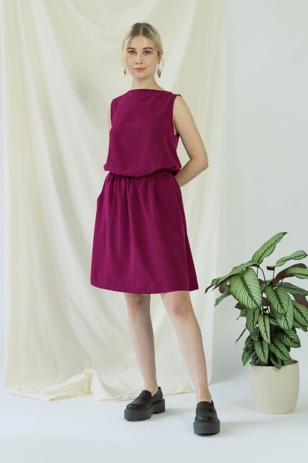 Bella Dress Magenta
