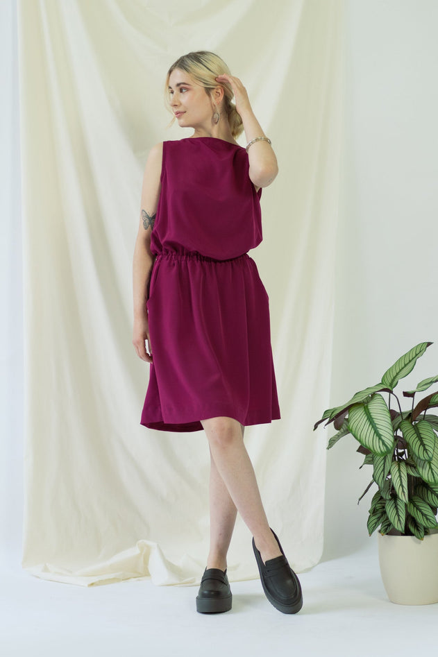 Bella Dress Magenta