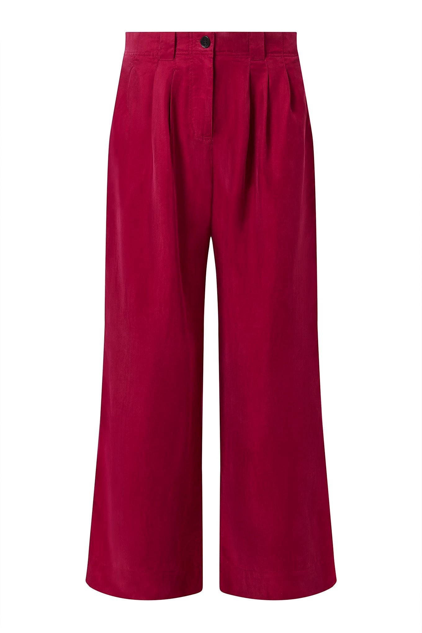 Lola Cupro Trousers Berry
