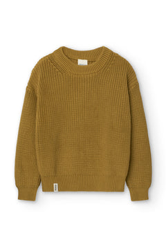 Kid's Golaf Knitted Sweater Mustard