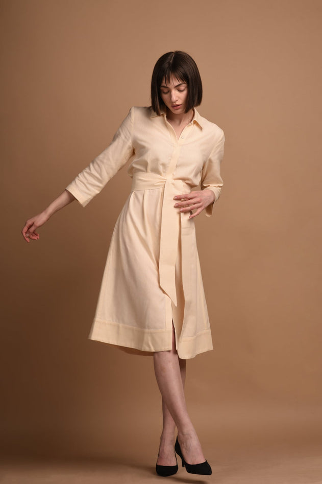 Mariam Dress Cream White