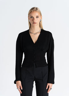 D'Arc Blouse Black