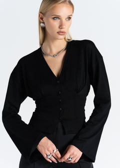 D'Arc Blouse Black