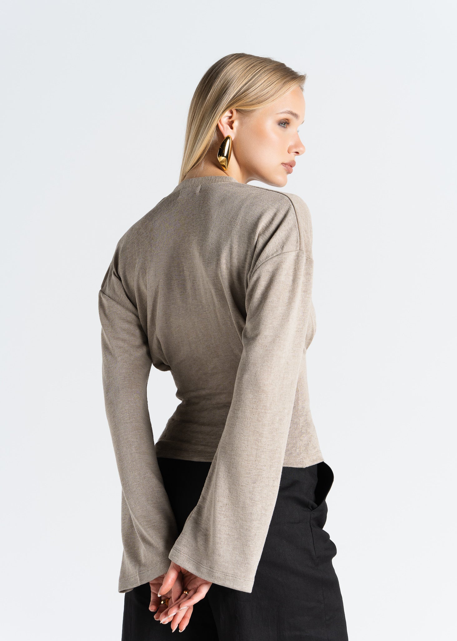 D'Arc Blouse Taupe