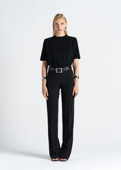 Jagger Flare Trousers Black