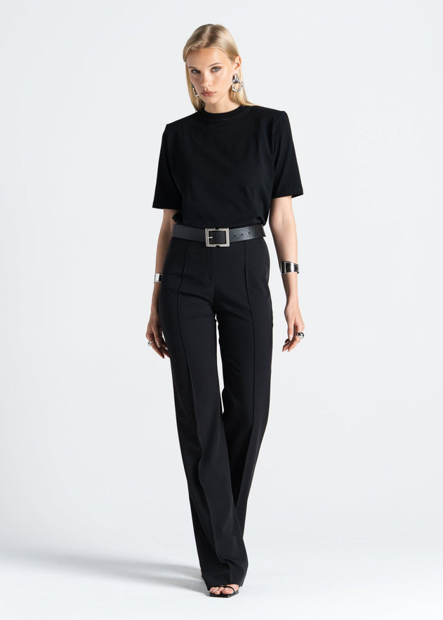 Jagger Flare Trousers Black