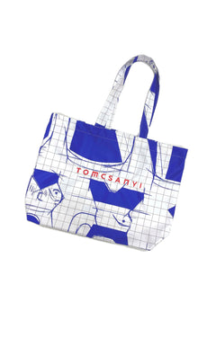 Gudauri Tote Bag Sketch Blue