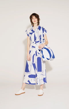 Gudauri Tote Bag Sketch Blue