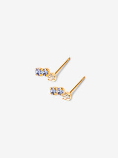 Gaston Earrings Saphire Blue