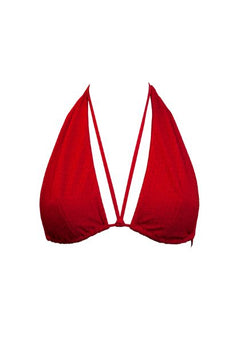 Geranium Versatile Bikini Top Red
