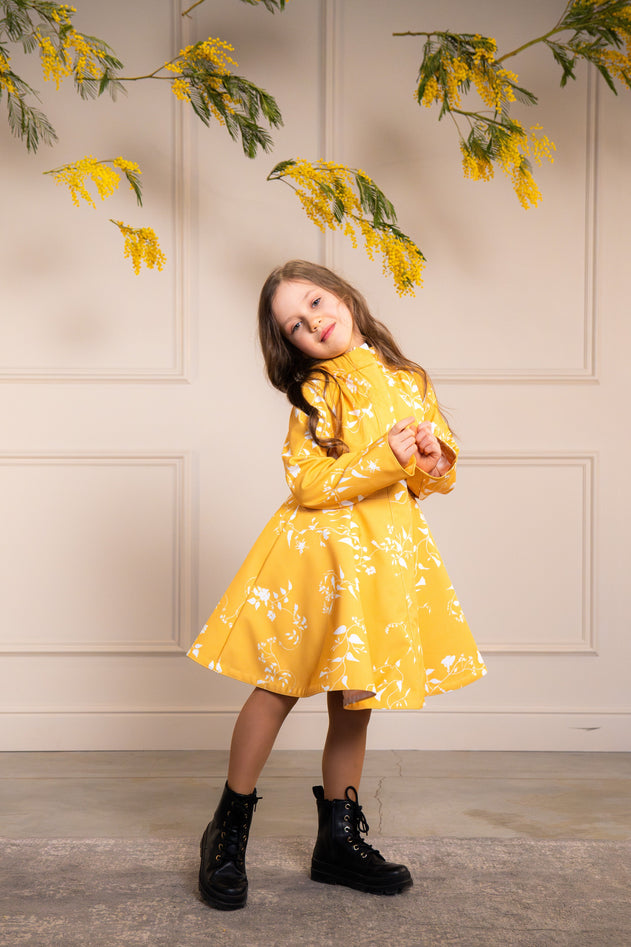 Kids' Majestic Yellow Raincoat