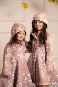 Rose Blush Kids' Raincoat Pink and Beige