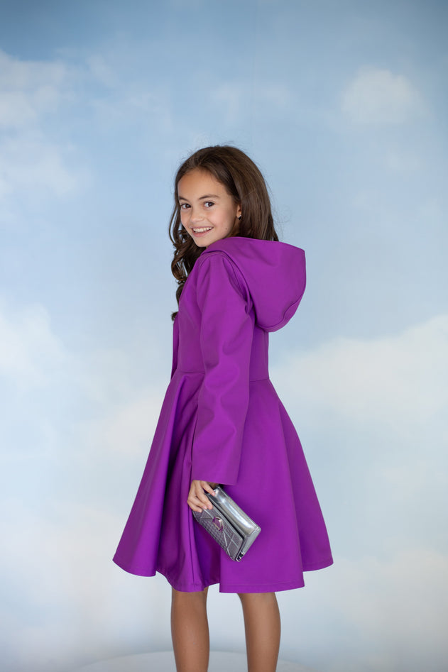 Fuchsia Coat for Girls Daring Fuchsia