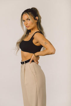 Jagger Tailored Trousers Beige