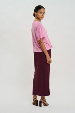 Coco Skirt Wine Red