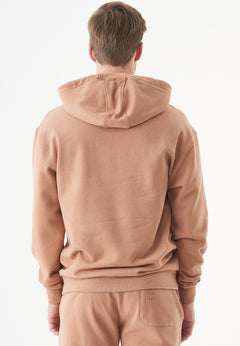 Halki Unisex Soft Touch Organic Cotton Hoodie Light Brown