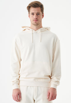 Halki Unisex Soft Touch Organic Cotton Hoodie Off White