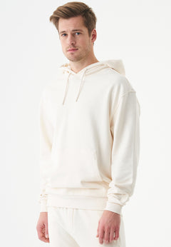 Halki Unisex Soft Touch Organic Cotton Hoodie Off White