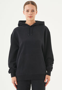 Halki Unisex Soft Touch Organic Cotton Hoodie Black