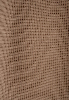 Hanna Waffle Hoodie Gravel