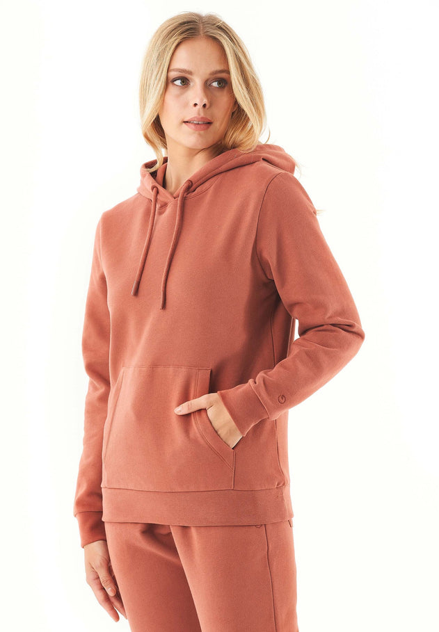 Haree Soft Touch Organic Cotton Hoodie Cinnamon