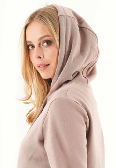 Haree Soft Touch Organic Cotton Hoodie Mocha