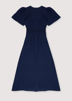 Women's Hera Linen Dress Navy