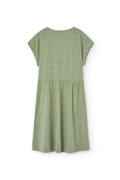 Kids' Hannia Wrap Dress Wicker Green