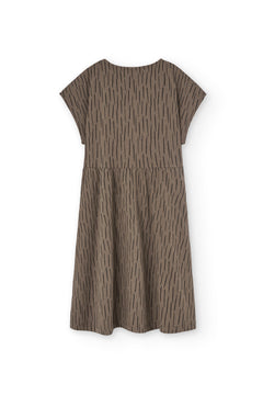 Kids' Hannia Wrap Dress Bark Brown