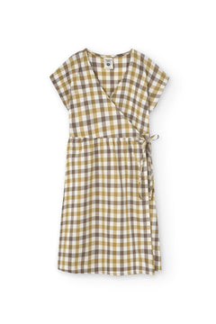 Kids' Hannia Wrap Dress Vichy